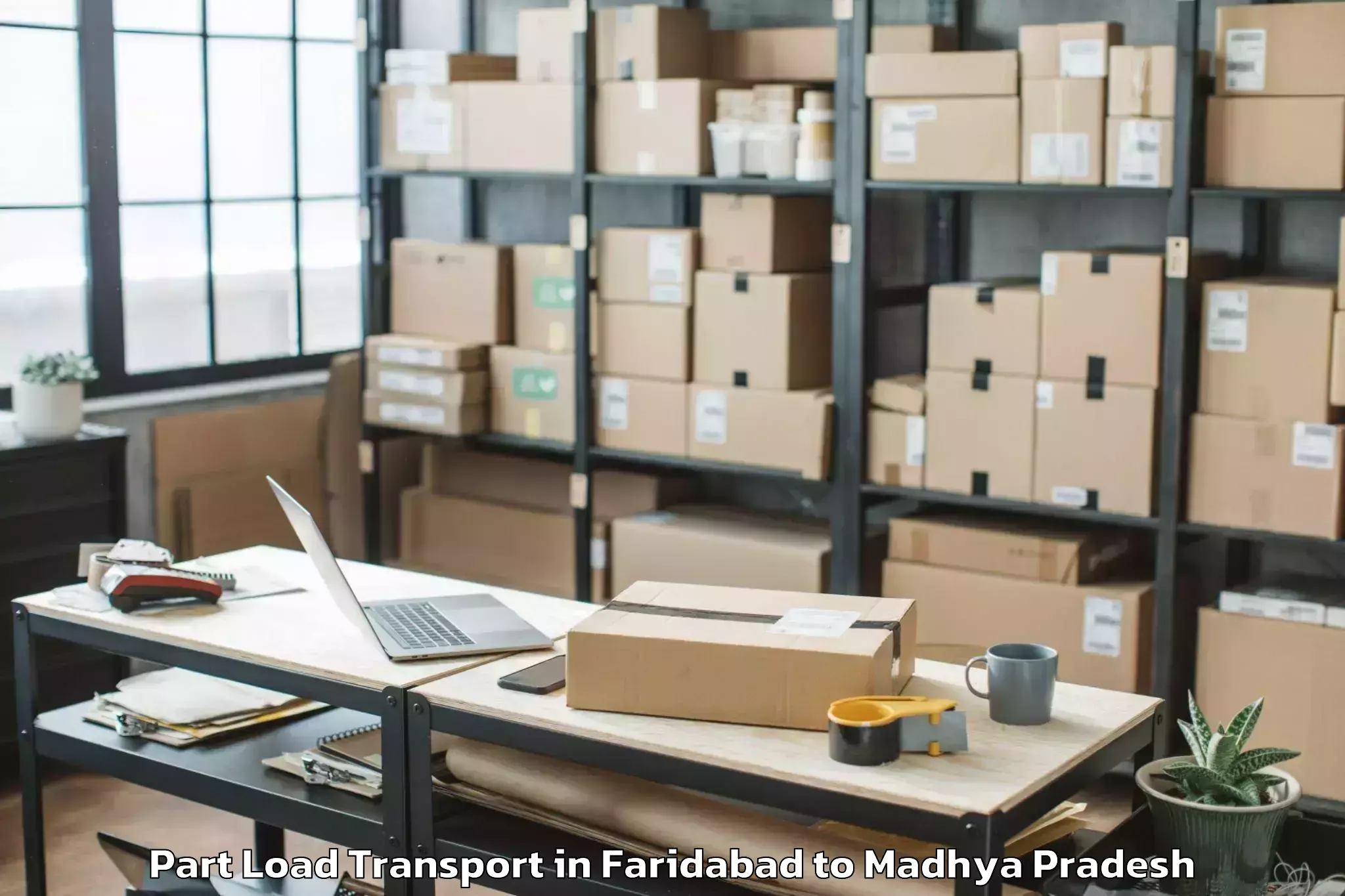 Discover Faridabad to Kymore Part Load Transport